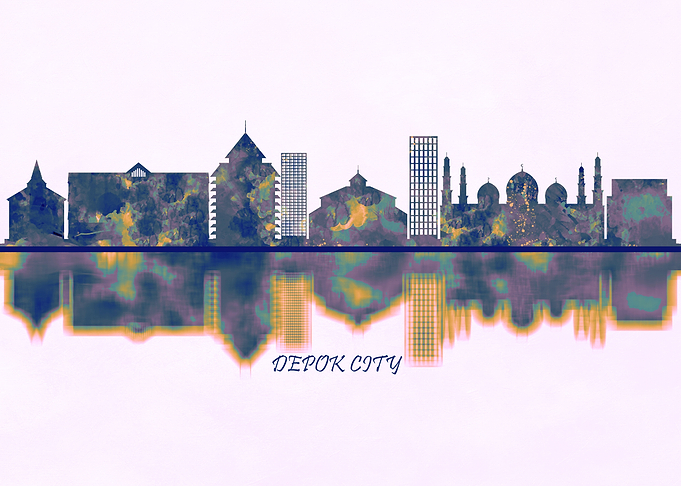 Depok City Skyline