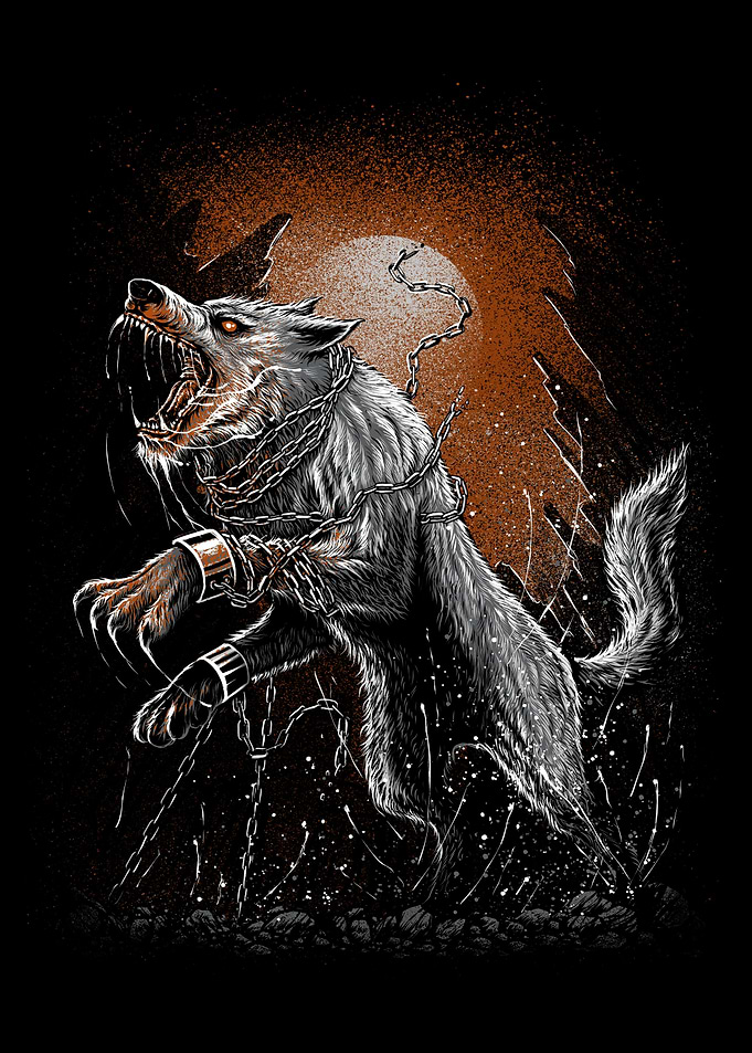Viking Wolf Norse Fenrir