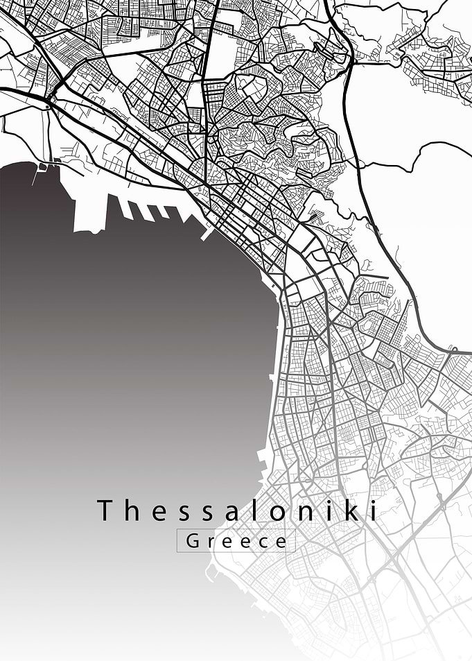 Thessaloniki City Map