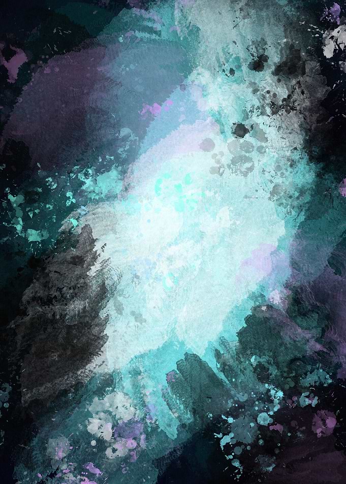 Space Themed Abstract Art