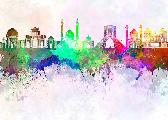 Tehran skyline