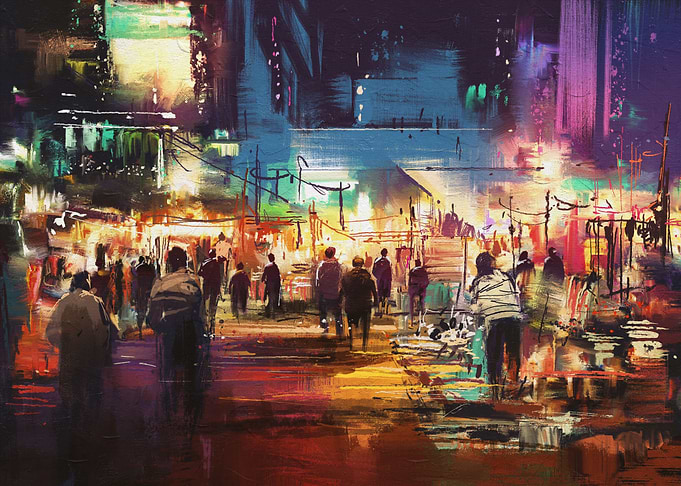 nights life painting