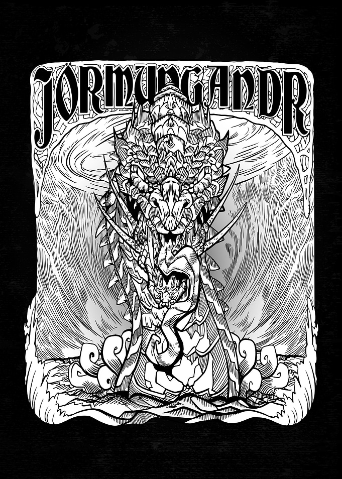 Norse Jormungandr Ragnarok