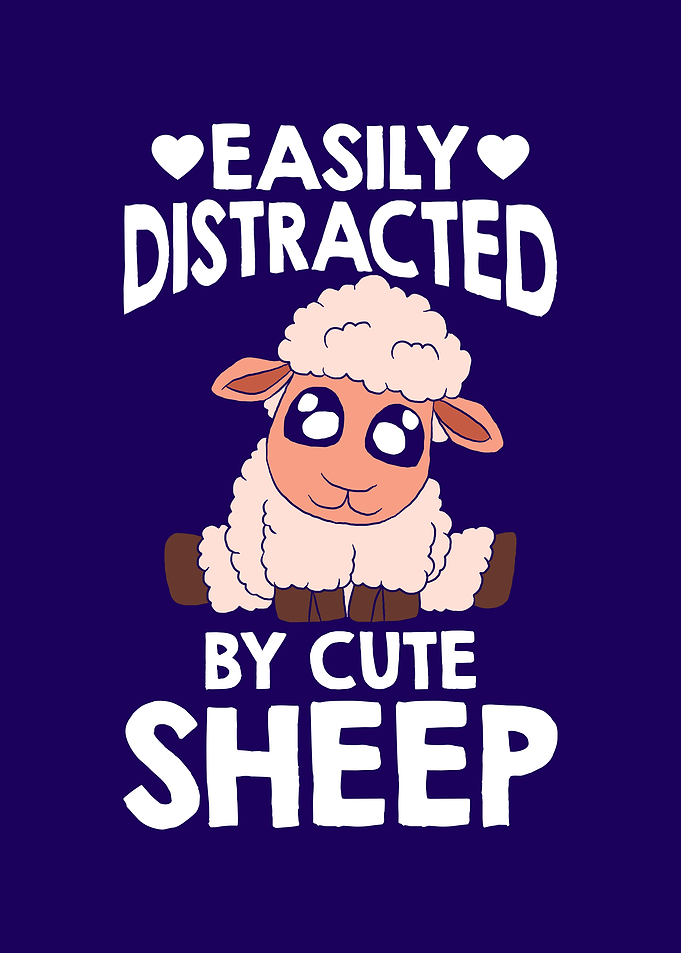 Distracted By Cute Sheep