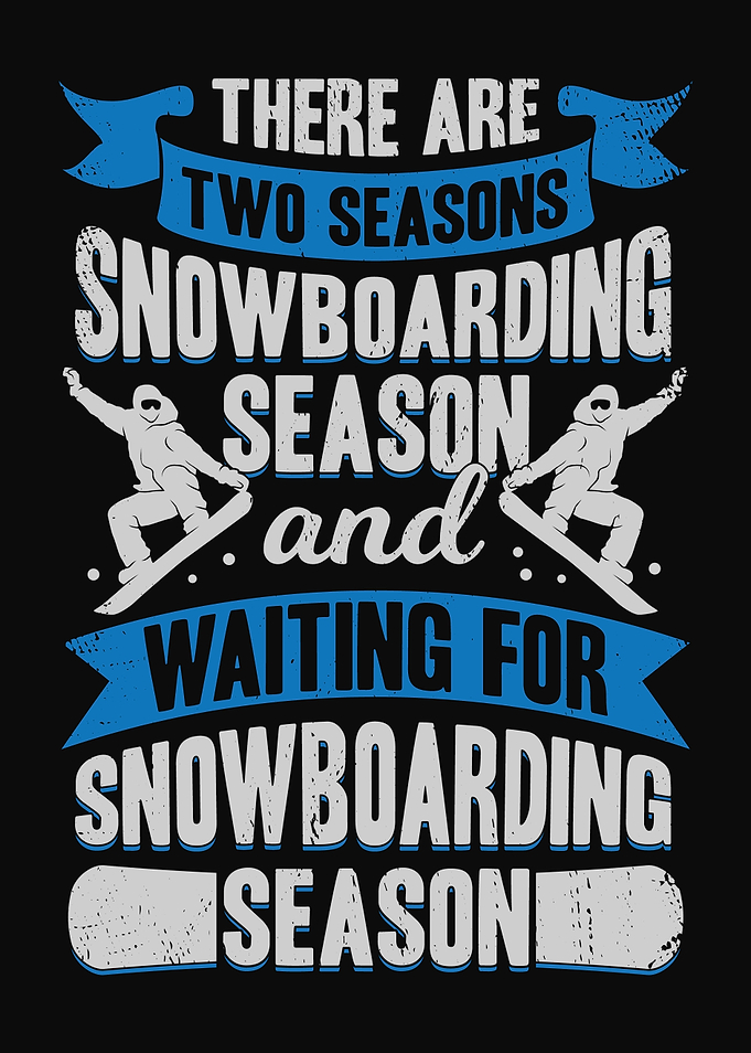 Snowboarding Season Design