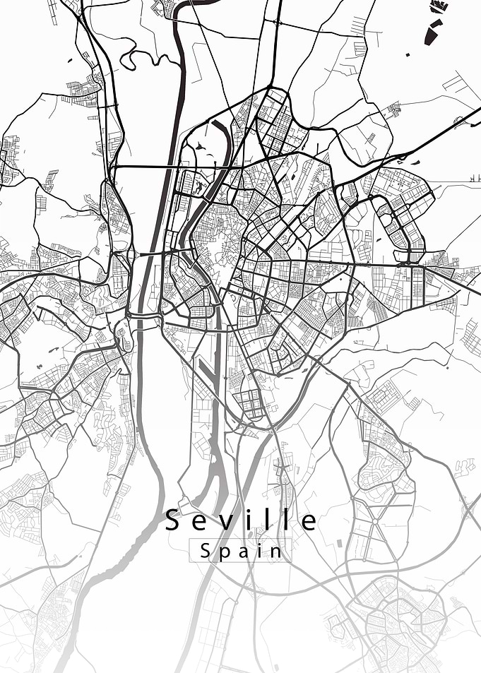 Seville City Map