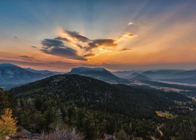 Sunrise Rocky Mountain