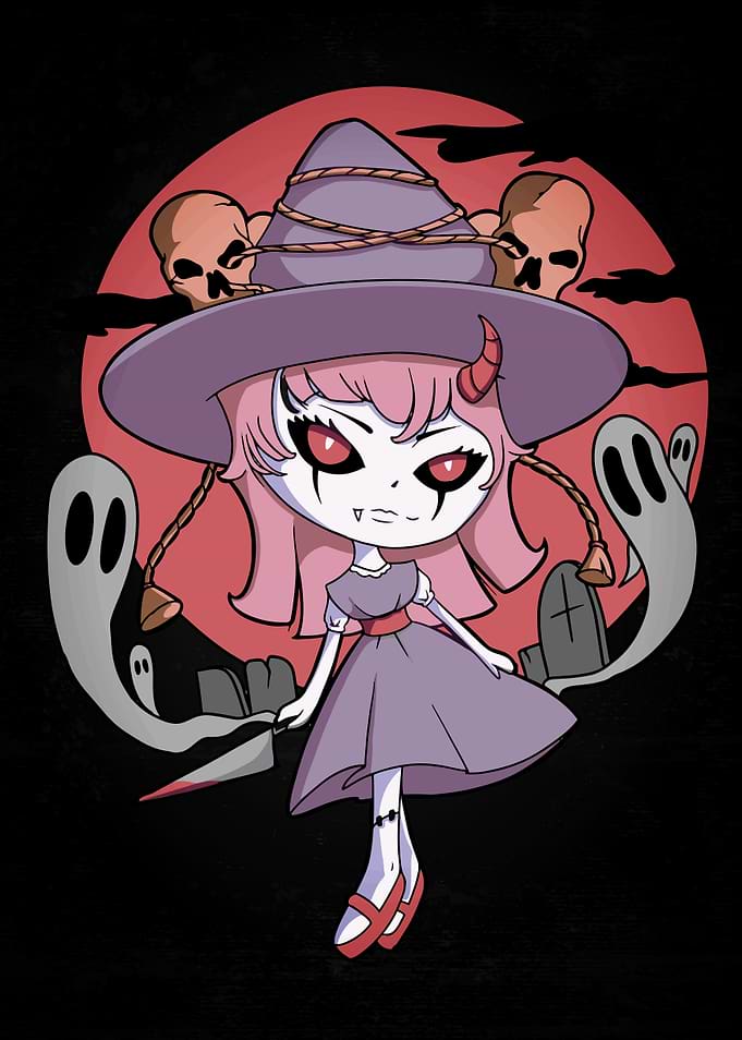 Pastel Goth Witch