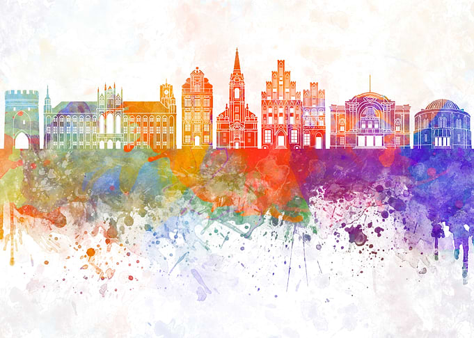 Torun skyline