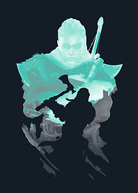 Female Viking Shadow