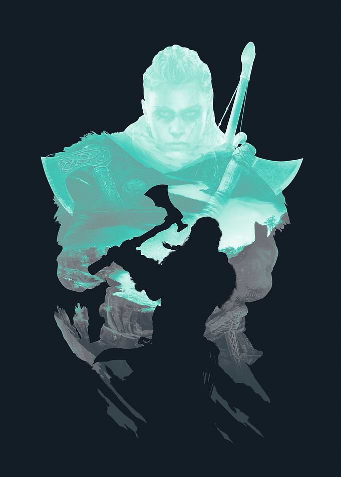 Female Viking Shadow