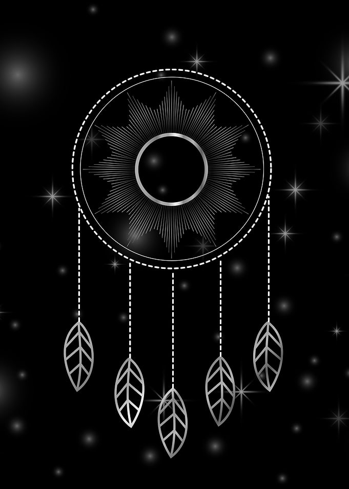 Mystic space dream catcher