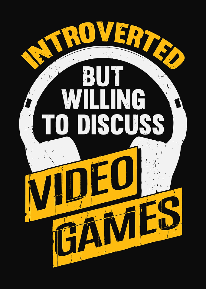 Video Games Gamer Design