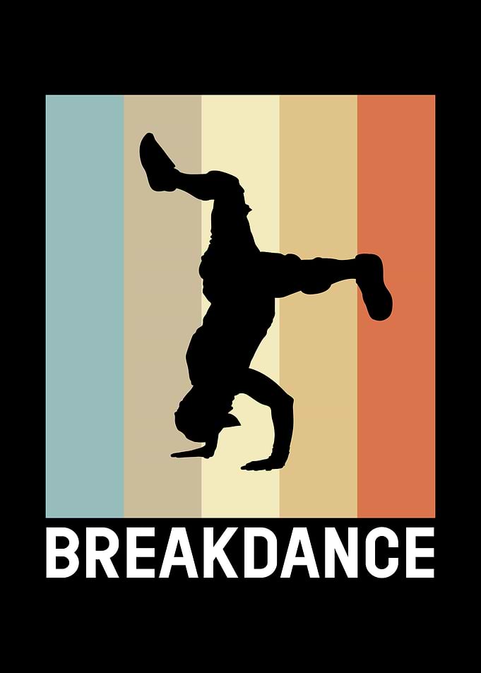 Breakdance Retro Dancer