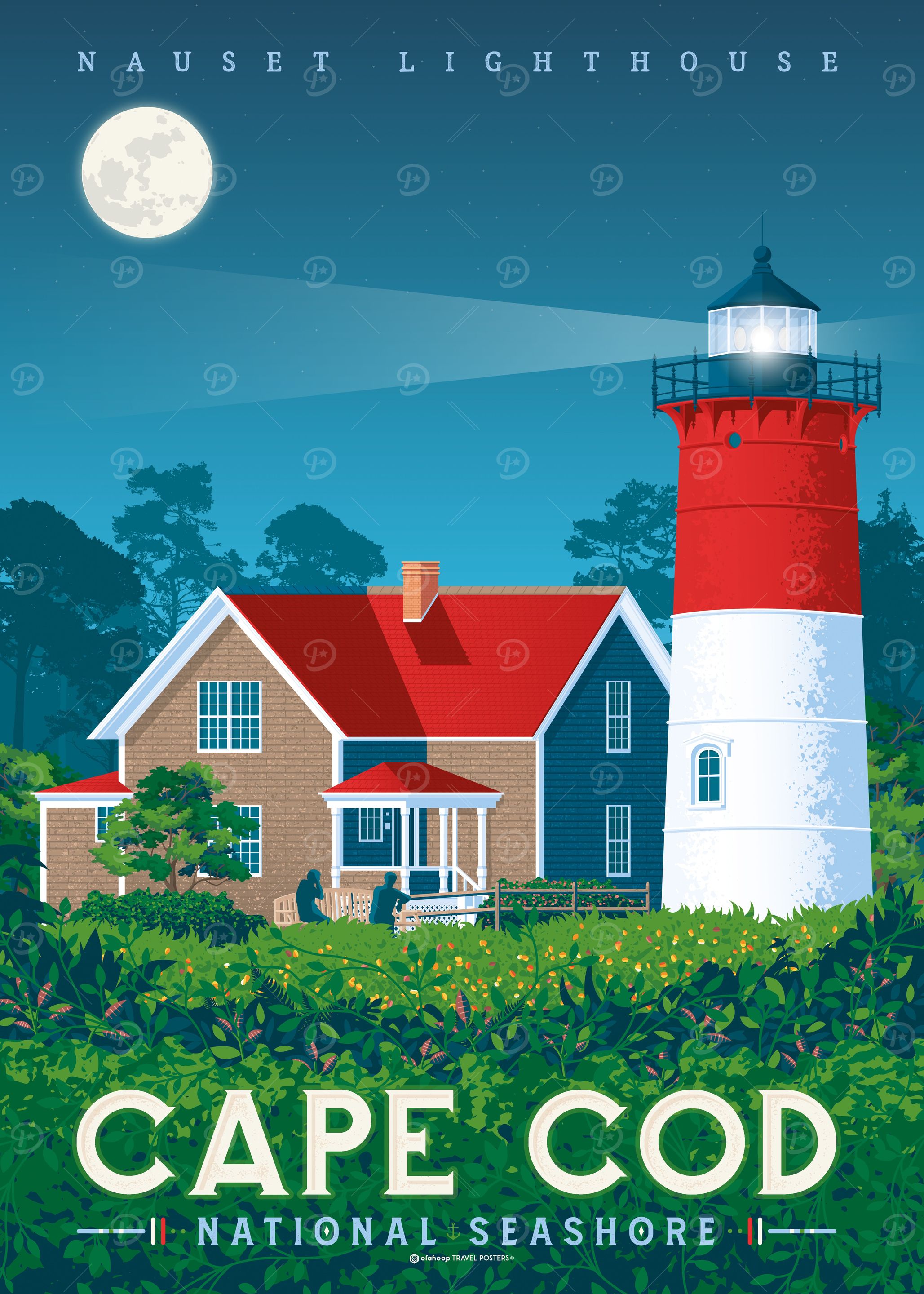 Cape Cod Travel Poster