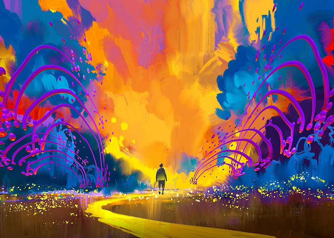 the pretty road