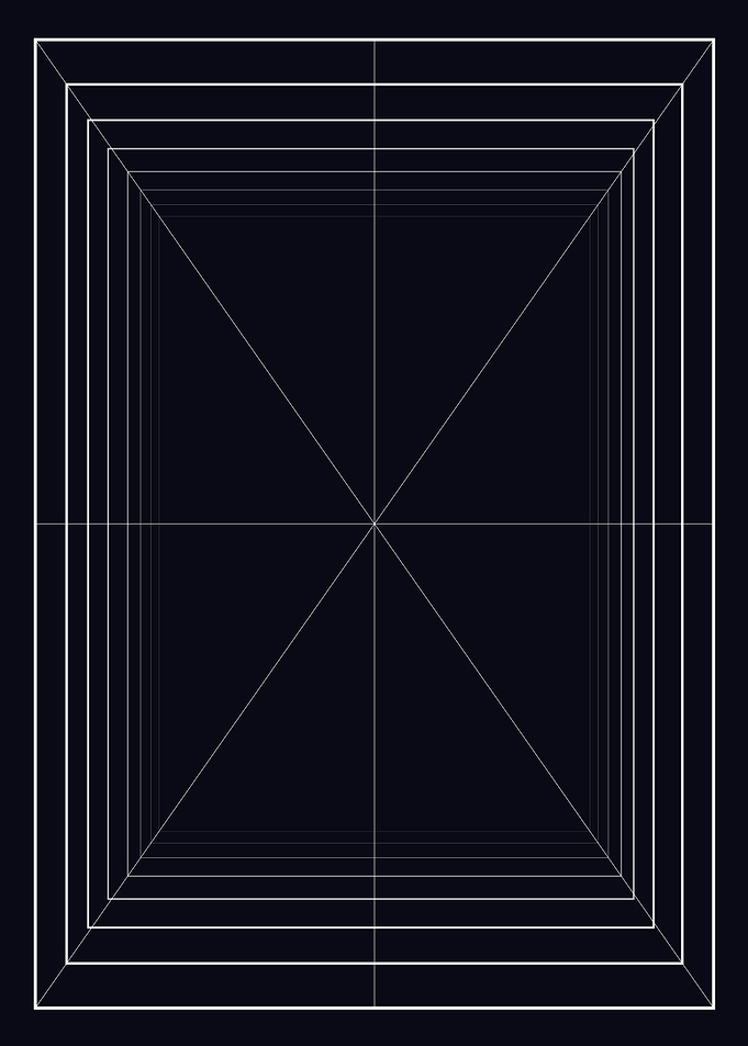 Rectangularity Navy Blue