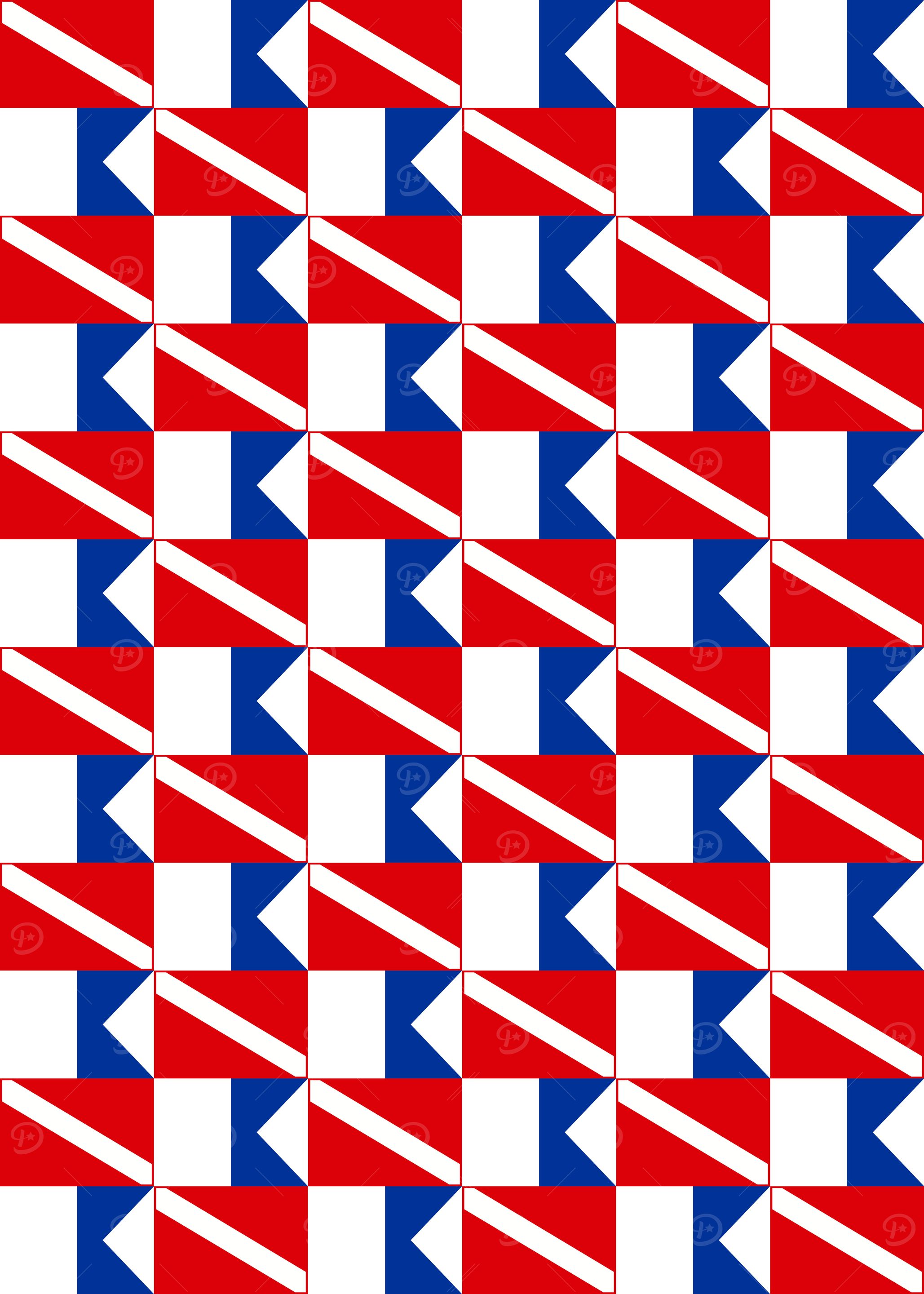 Diving Flag and Alpha Flag