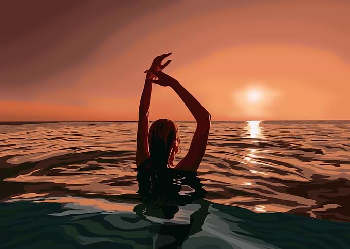 Sunset Bathe