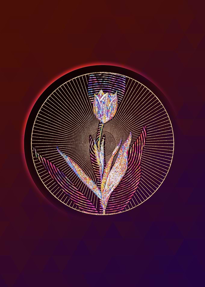 Geometric Mosaic Tulip