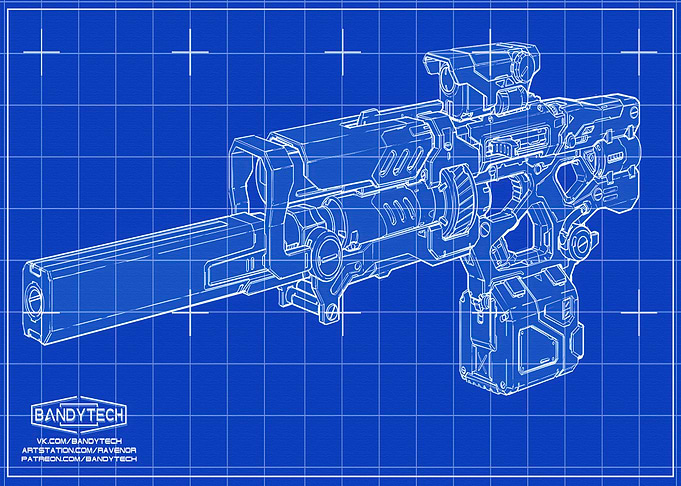 BLUEPRINT Sniper rifle