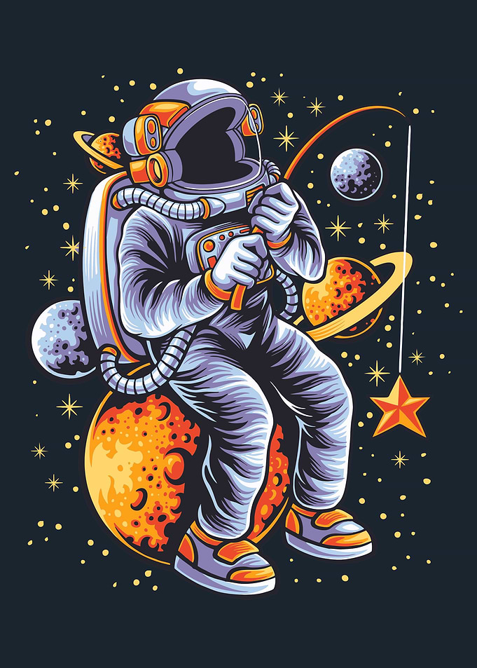 Posters Astronaut Art