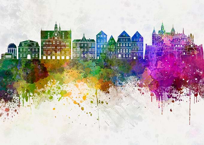 Tubingen skyline