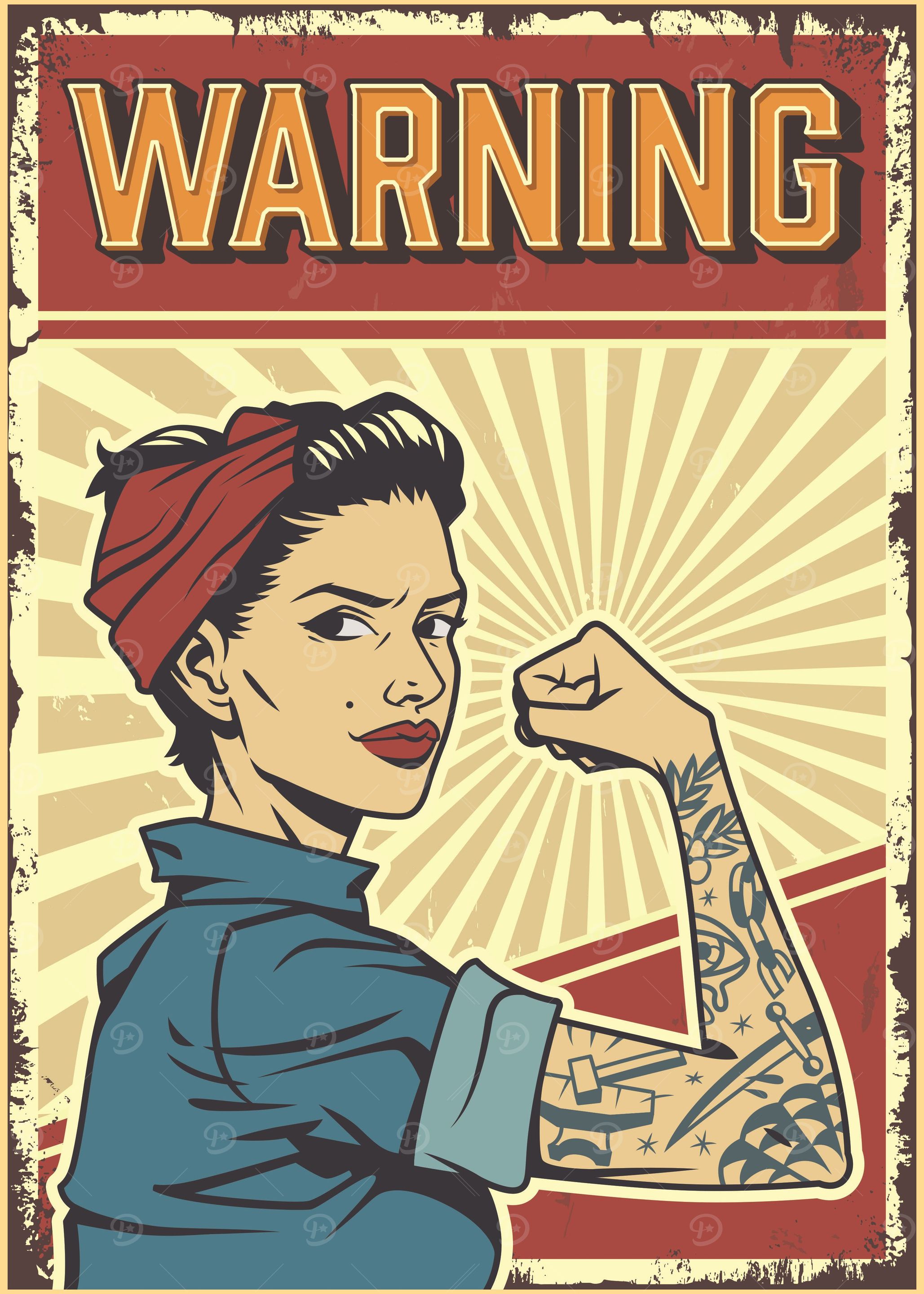 tattooed woman