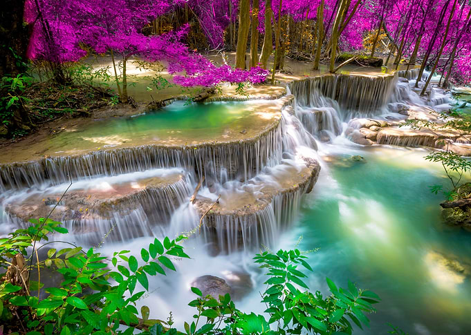 Gren Gold Waterfall Waves