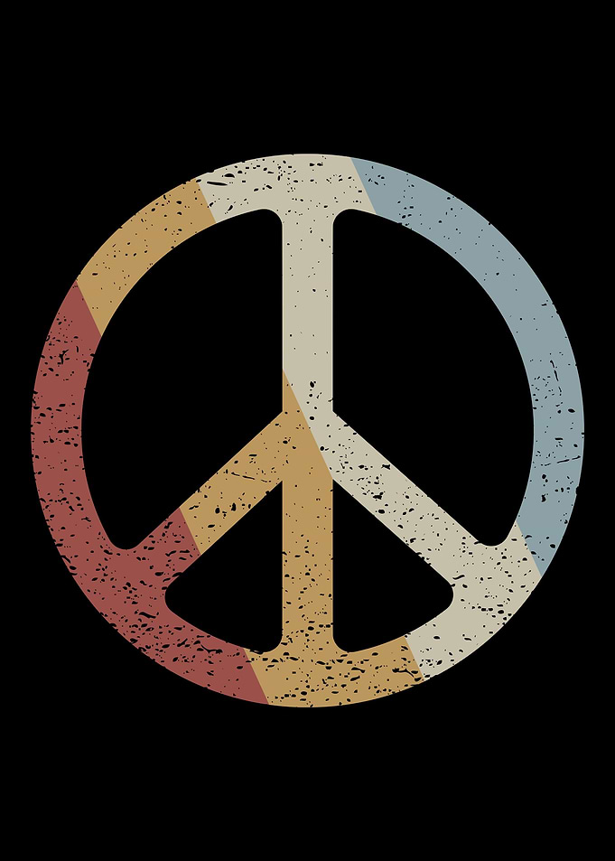 Peace Sign Retro Vintage