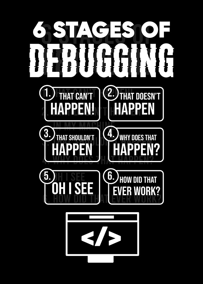 6 Stages Of Debugging