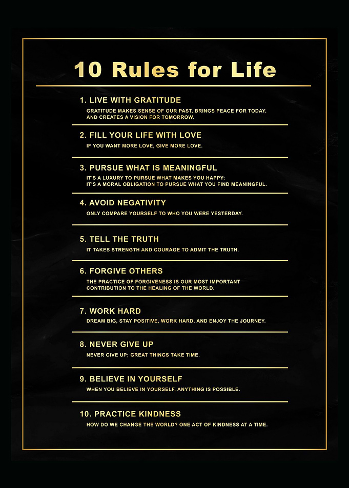10 Rules for Life