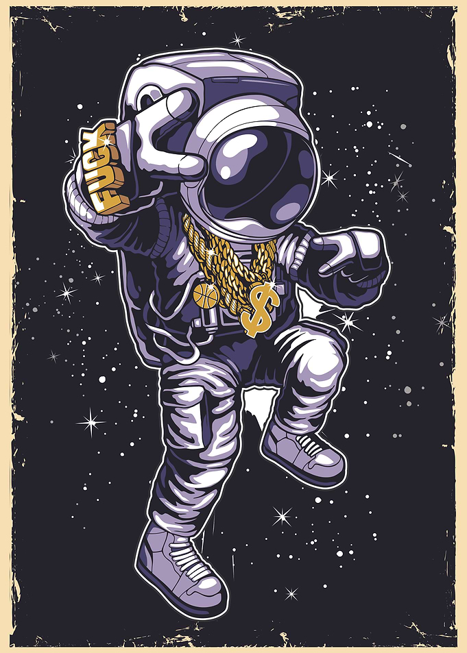 Poster Astronout Art