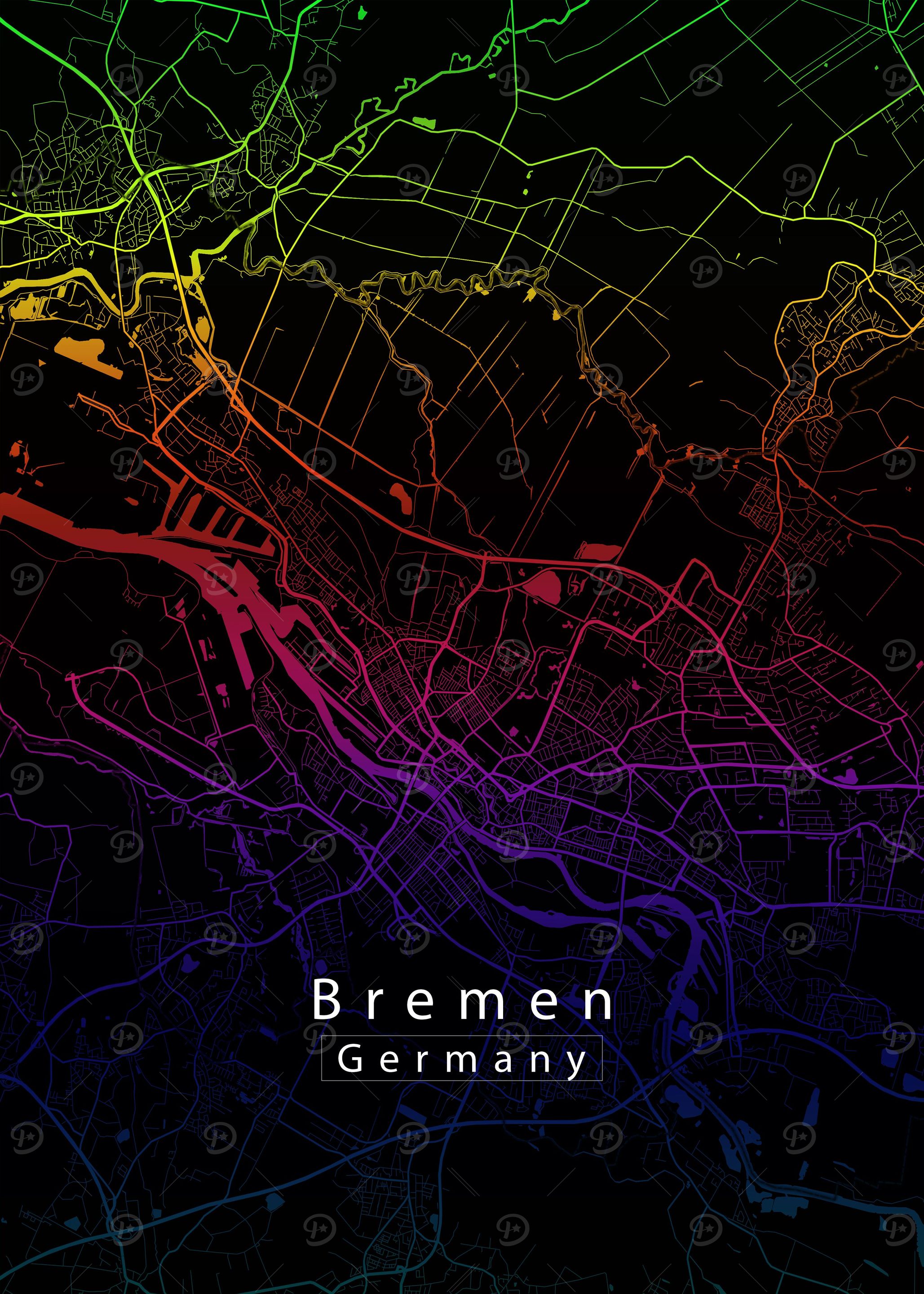 Bremen City Map