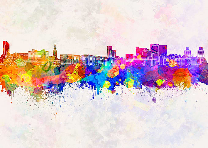 Vasteras skyline