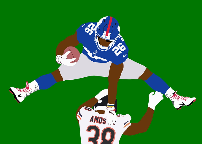 Saquon Barkley Hurdle