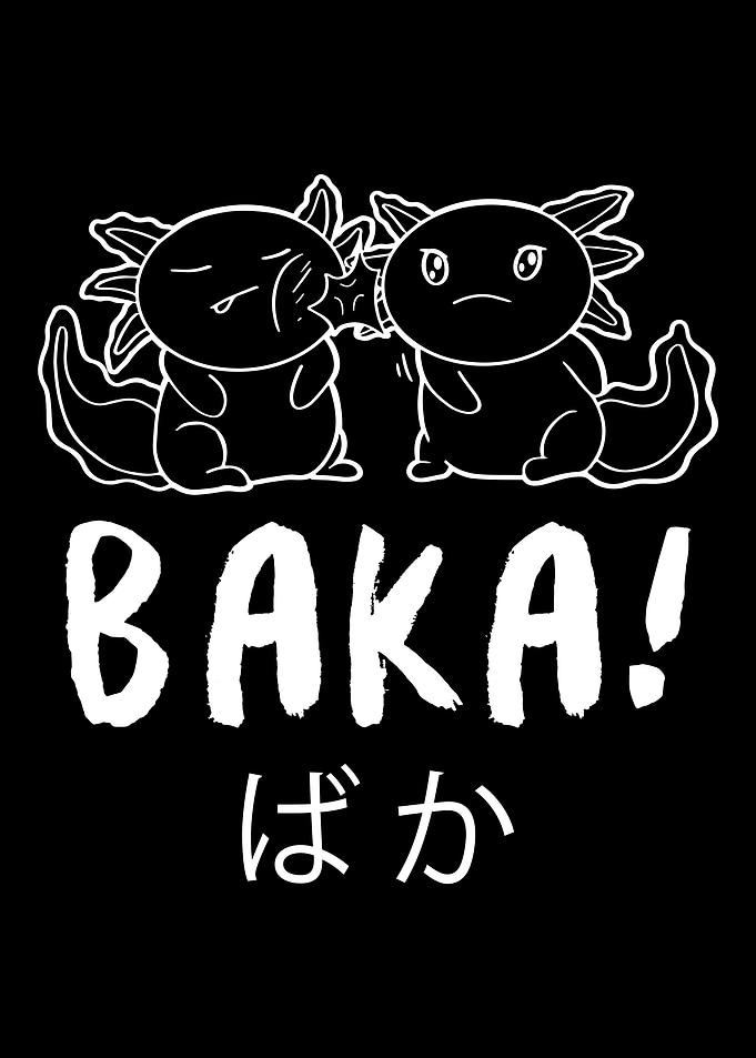 Kawaii Axolotl Baka Slap