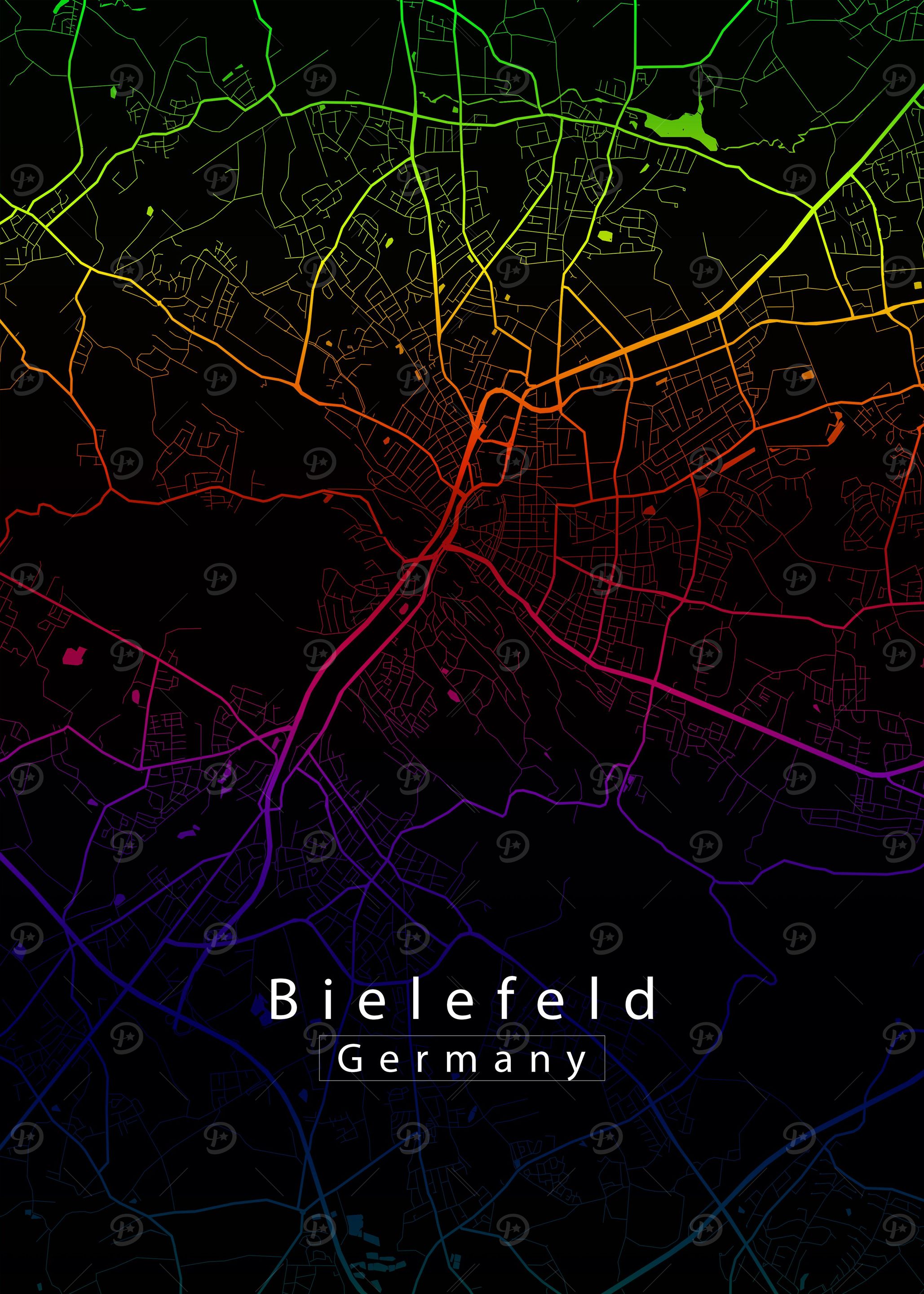 Bielefeld City Map