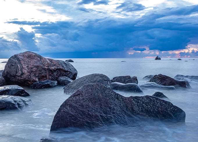 Stones in Baltic Sea