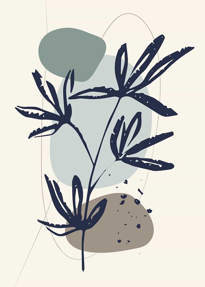 Tropical botanical plant