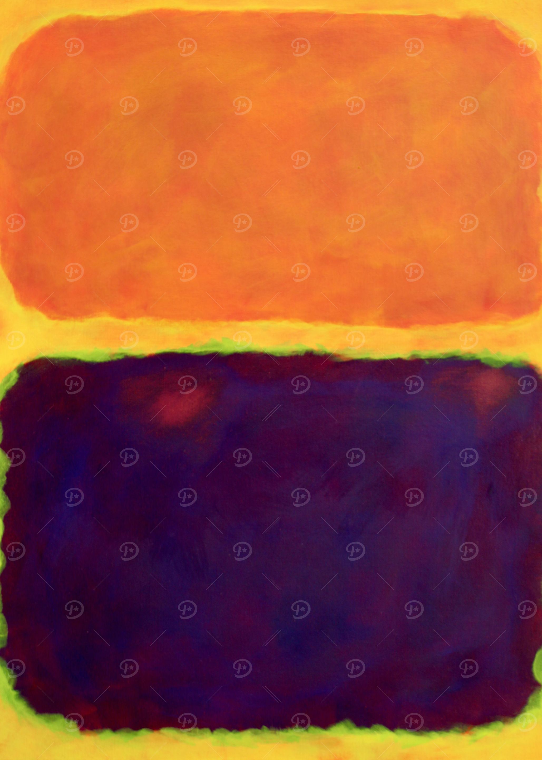 Orange Purple and Yellow