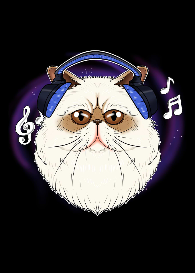 Cute Himalayan Cat I Music