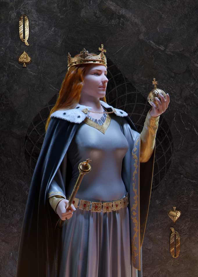 Royal Spade Queen