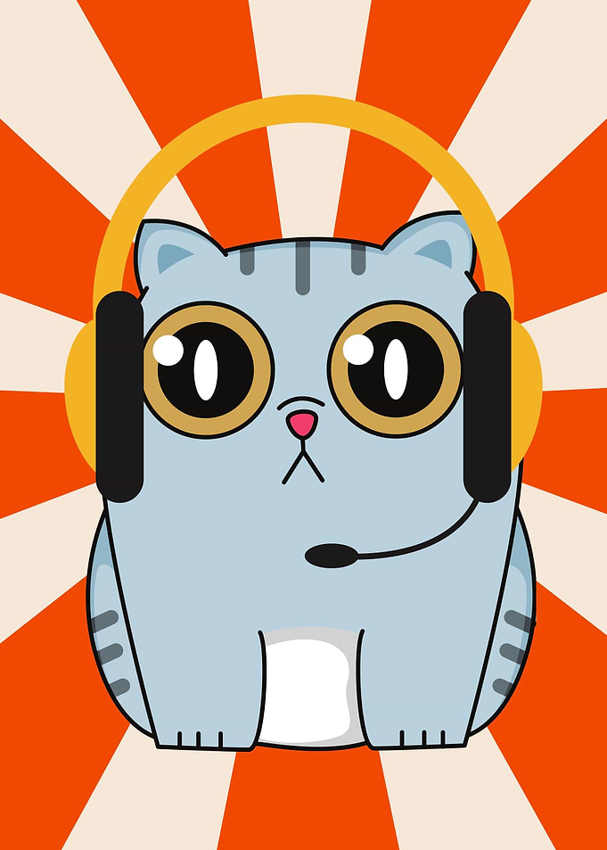 Gaming Cat Headset