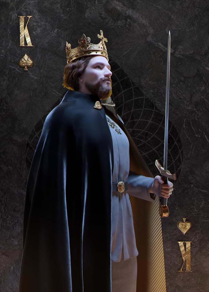 Royal Spade King