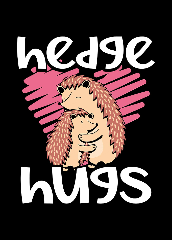 Hugs from a hedgehog