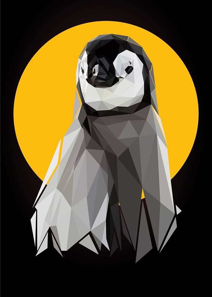 Penguin pop art