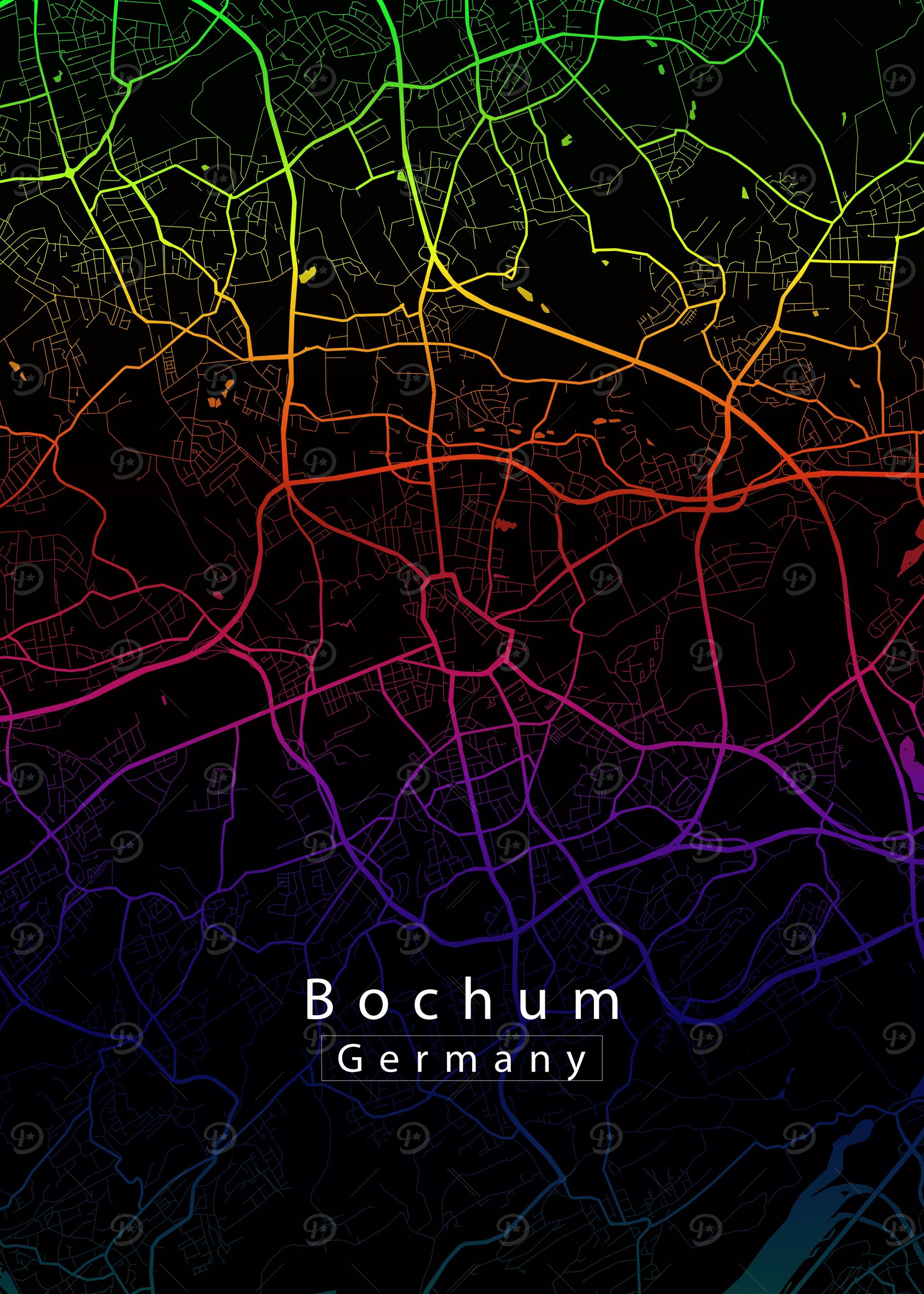 Bochum City Map