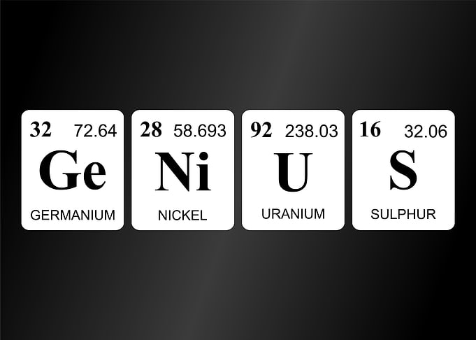 Genius periodic table