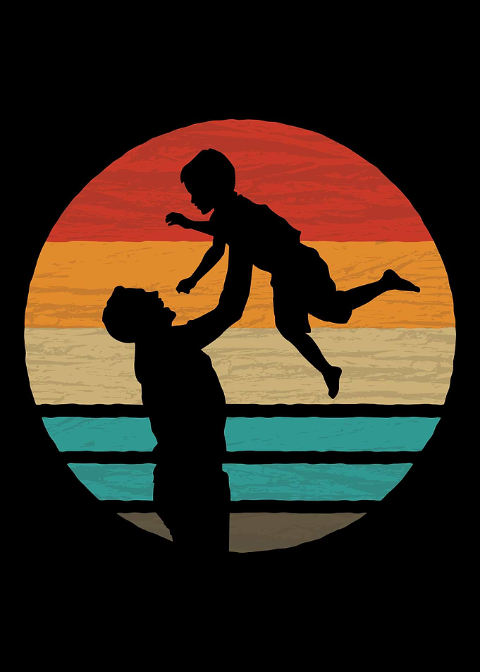 Fathers Day Retro Vintage